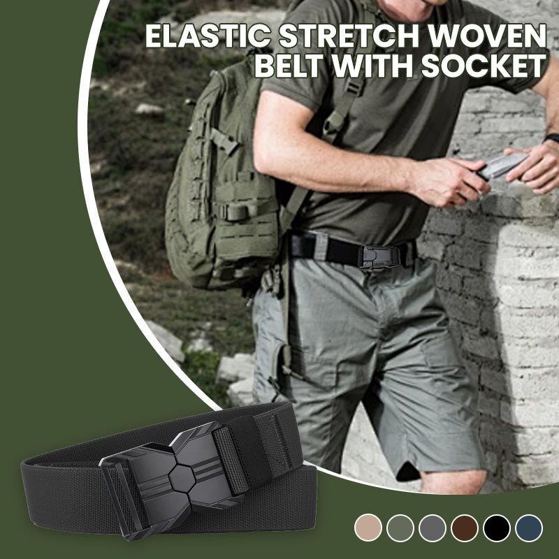 FlexBelt™ – Elastischer, Gewebter Stretchgürtel Mit Schnalle Zu verkaufen