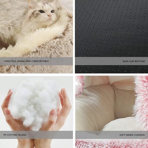 CozyPaws™ - Katzen Plüsch Bett Rabatt – Bild 2