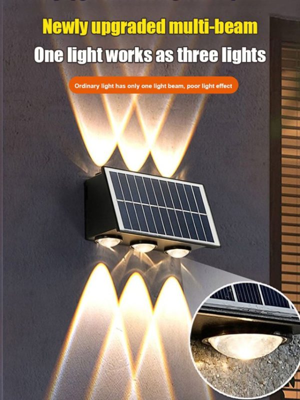 SunGlow™ - Solarbetriebene Wandleuchte Schn?ppchen – Bild 4