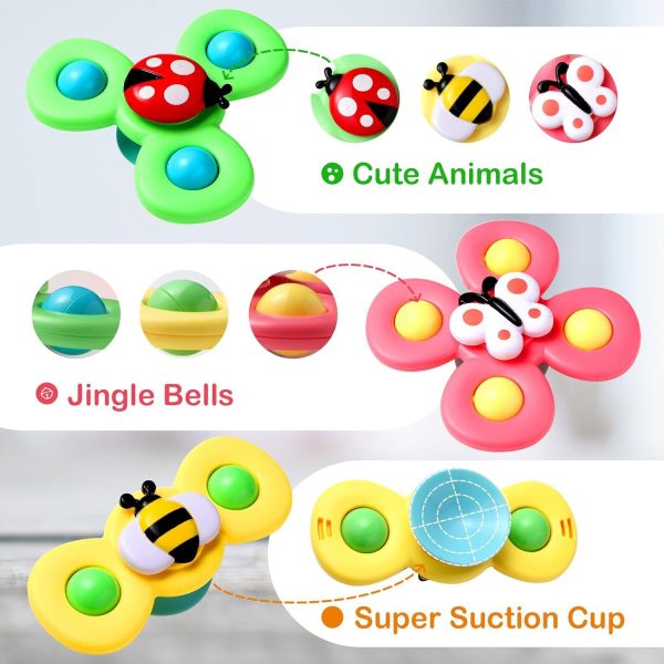 Fidgetify™ – 3-teiliges Spinner-Spielzeug Mit Saugnapf Zu verkaufen – Bild 2