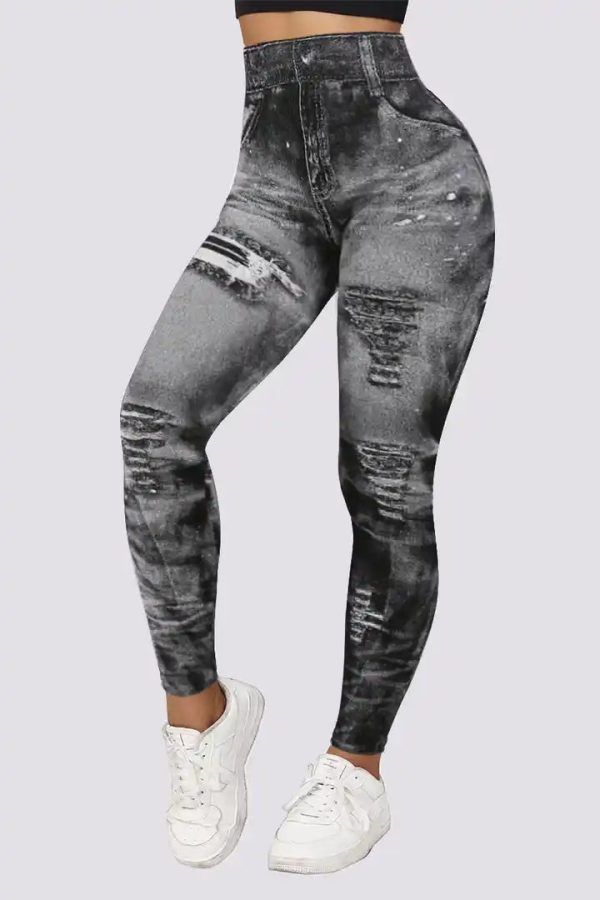 DenimFlex™ - Sportlich-elegante Leggings Schn?ppchen
