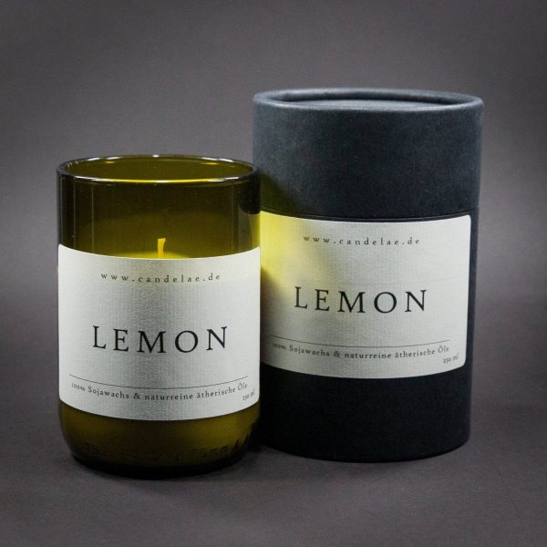 Erlebe den Frischekick mit der natürlichen Duftkerze Lemon von Candelae Mode – Bild 2