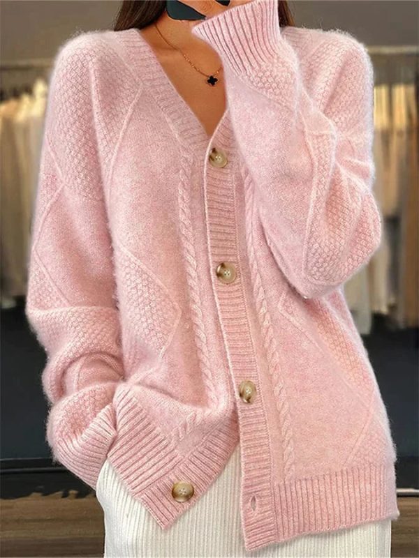 Hannah™ - Strickjacke mit Knopfleiste Jetzt online
