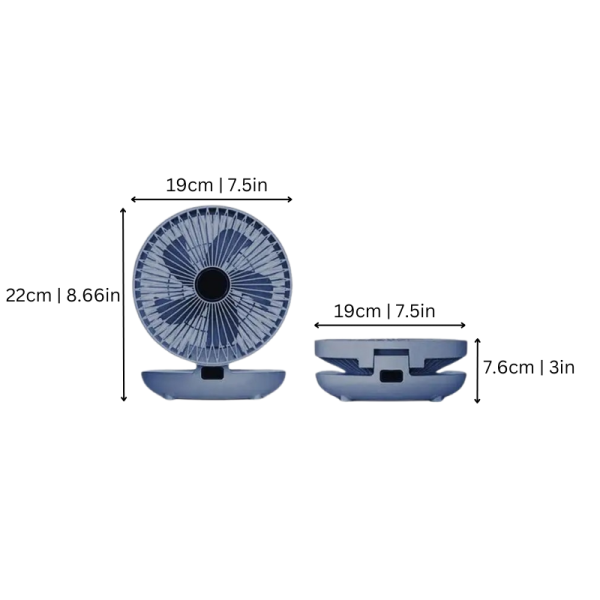 Airova™ - Tragbarer Ventilator mit einstellbaren Winkeln Online – Bild 2