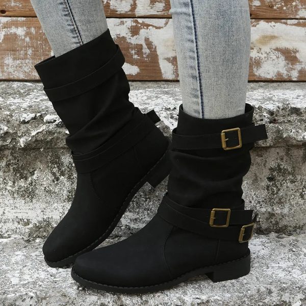 Cilly™ - Die neue moderne Stiefelette mit runder Schuhspitze und Metallverzierungen Jetzt online