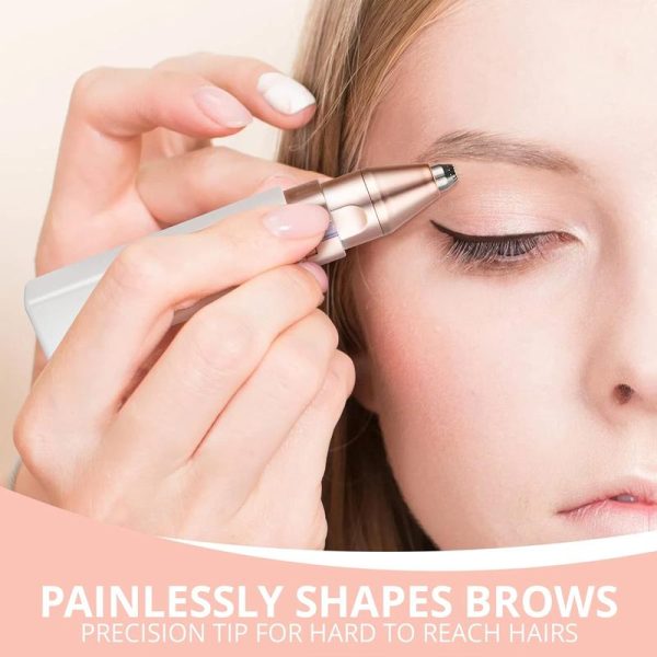 GlowTrim™ - Damen Augenbraue und Gesichtshaare Entfernergerät Schn?ppchen – Bild 3