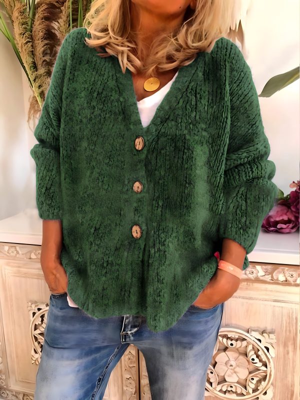 Lina™ - Strickjacke mit V-Ausschnitt Online