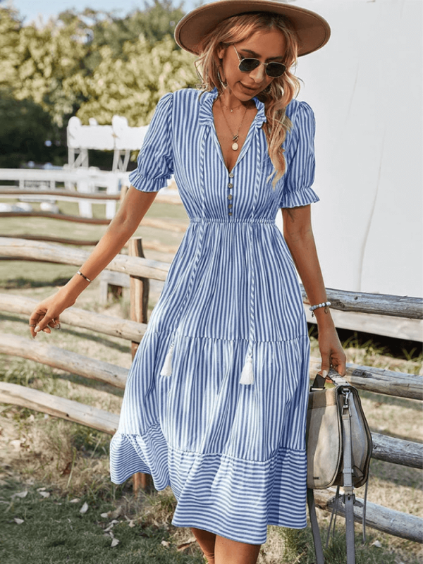 50% RABATT | Ganni™ | Sexy und bequemes Sommerkleid Jetzt online