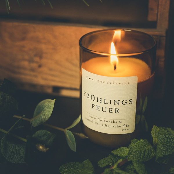 Frühlingsfeuer – Duftkerze aus Sojawachs mit ätherischen Ölen für den perfekten Frühlingsmoment Mode – Bild 2