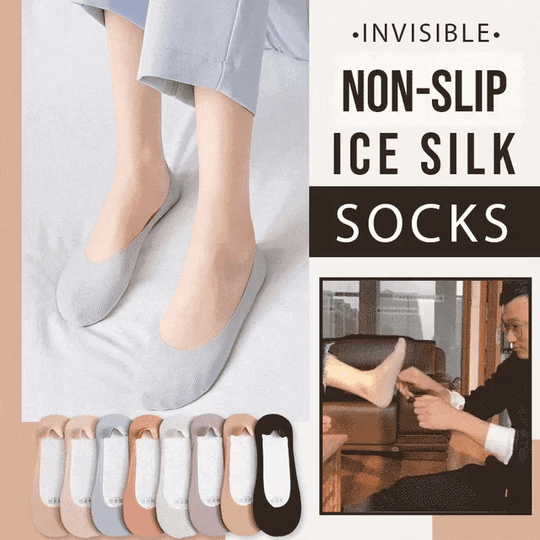 Aliosha™ – Eis-Seide Atmungsaktive, unsichtbare Socken (Paar mit 5 Stück) Online-Schn?ppchen