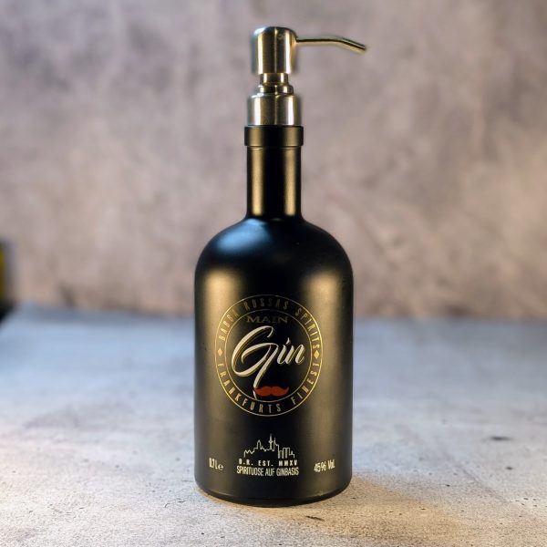Seifenspender aus einer originalen  Main Gin -Flasche – Nachhaltig und stilvoll Im Angebot – Bild 2