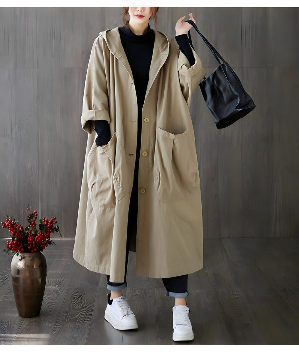 Édith™ - Übergroßer Trenchcoat Zu verkaufen