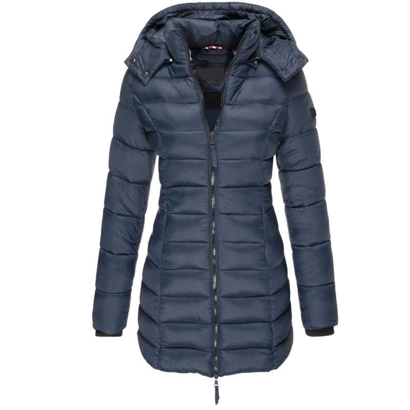Elisa™ – Die beste und gemütlichste Daunenjacke mit Kapuze und Reißverschluss Zu verkaufen