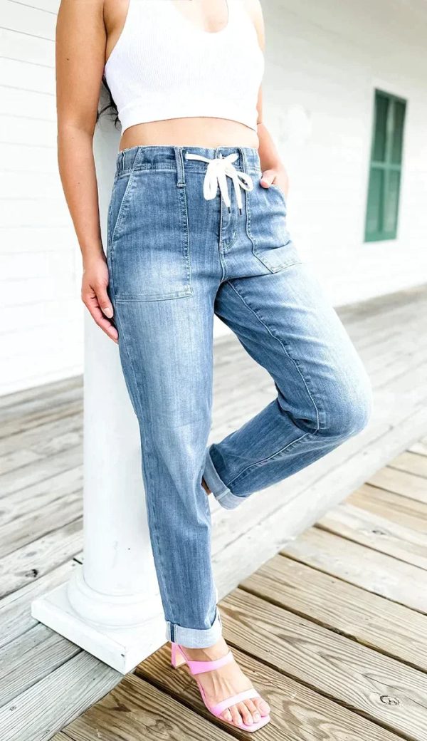Patricia s MagicFit Stretchy Denim Joggers Mode