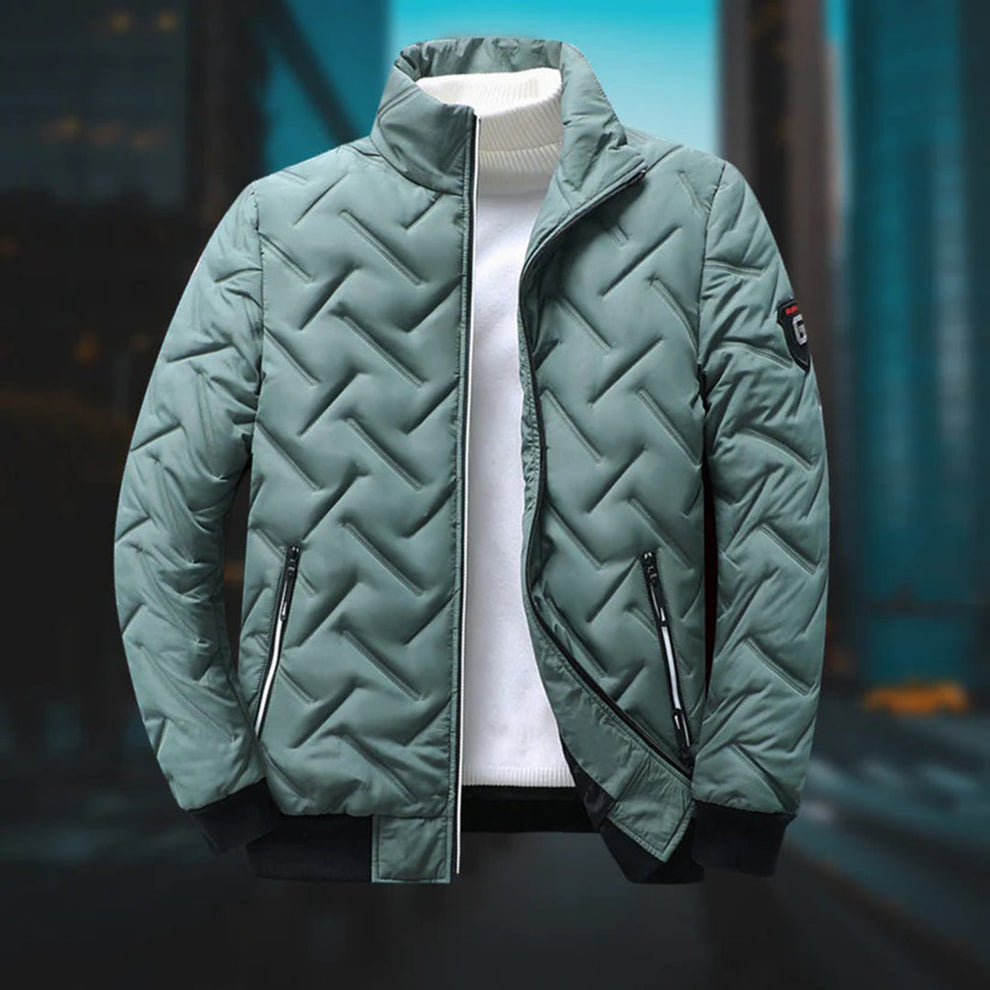 Jorn™ – Gepolsterte Herrenjacke aus Baumwolle Schn?ppchen