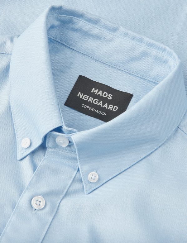 Cotton Oxford Sune Shirt BD, Cashmere Blue Online – Bild 3