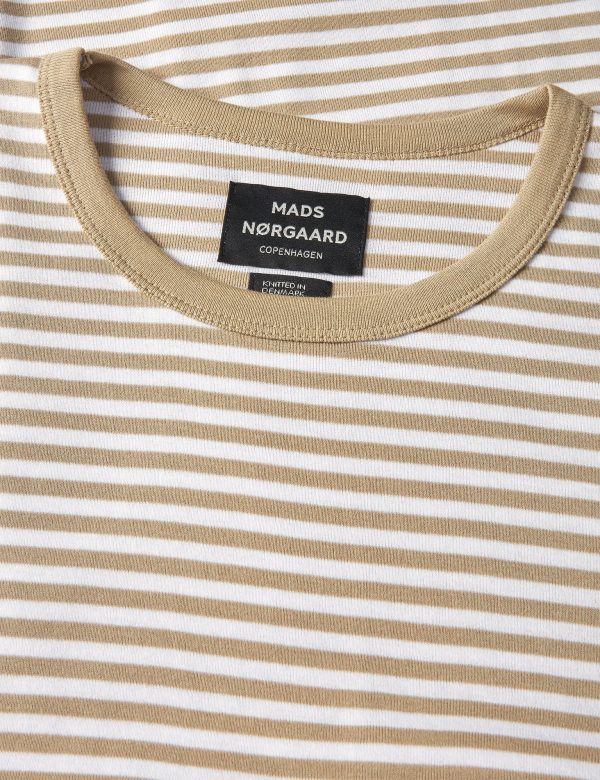 Duo Rib Tobias Tee LS, Trench Coat White Verkauf – Bild 3