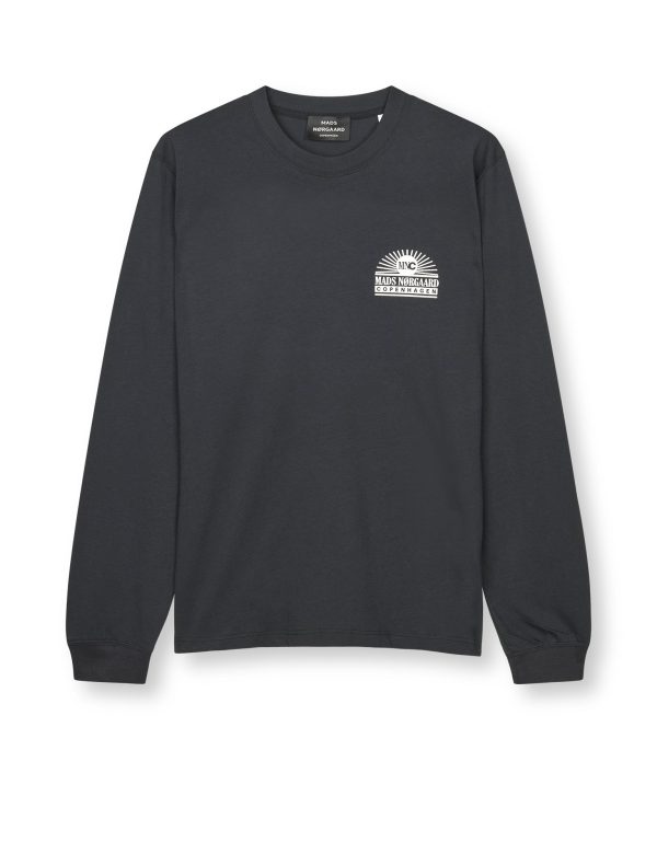 Open-End Frode Play Tee LS, Black Rabatt – Bild 2