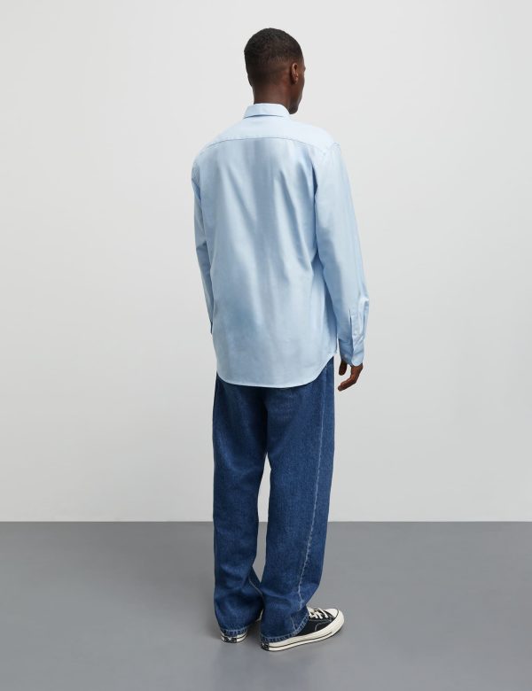 Cotton Oxford Sune Shirt BD, Cashmere Blue Online – Bild 4