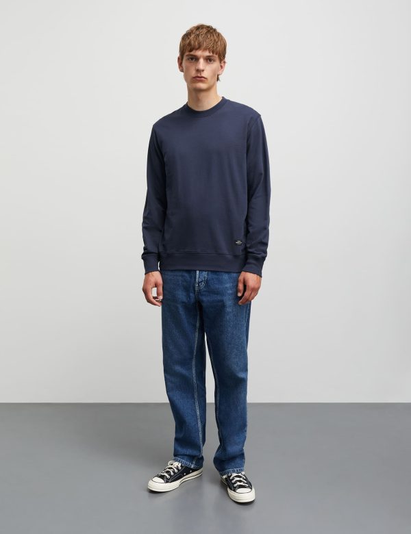 Light Terry Asker Sweat, Parisian Night Verkauf