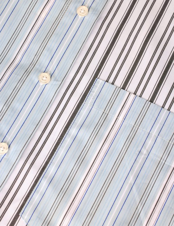 Yarpo Nelly Shirt Block, Pinstripe Mix Verkauf – Bild 3