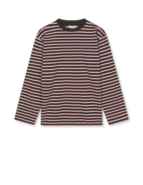 Soft Single Jerry Tee LS, Black White Alyssum High Risk Online-Schn?ppchen