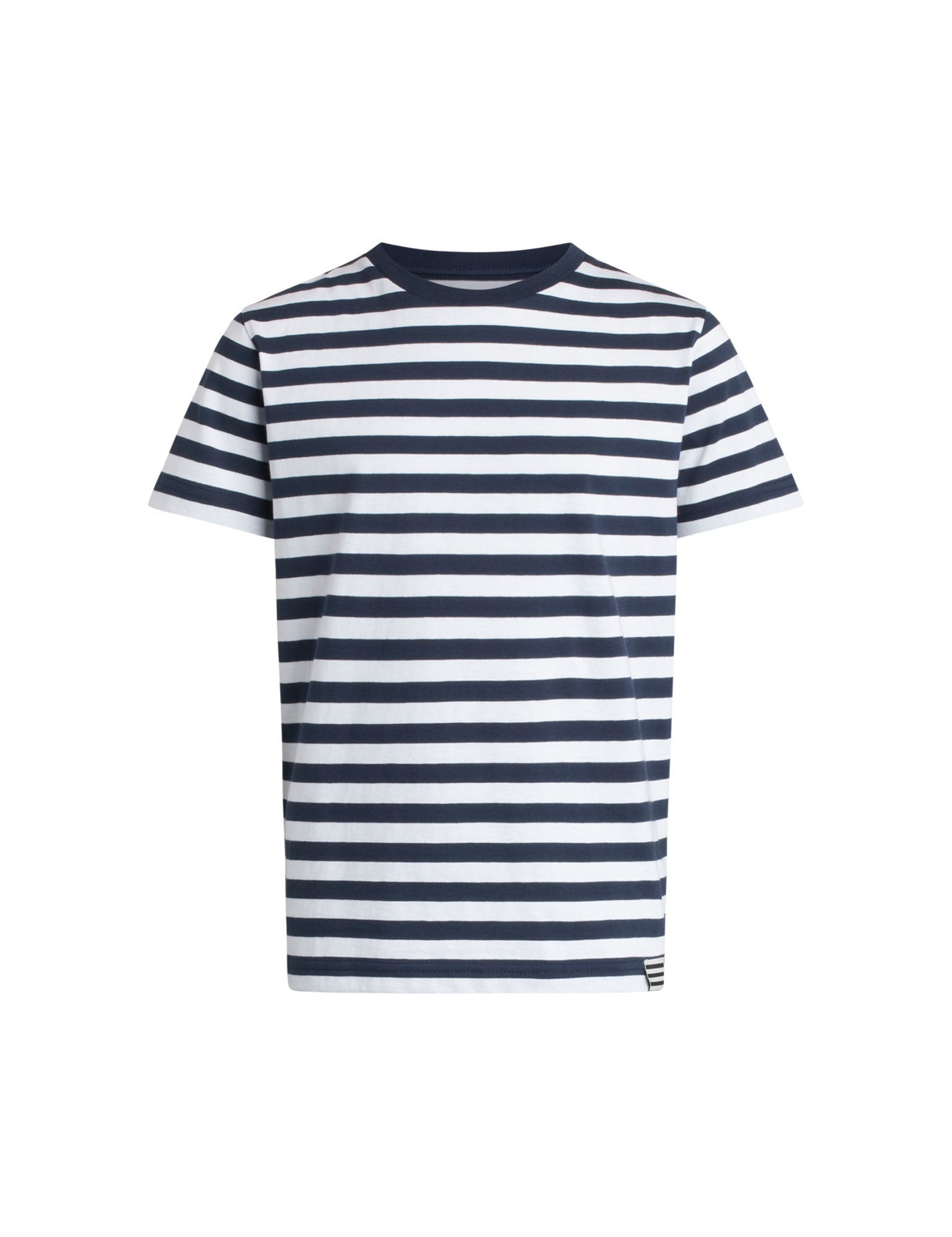 Fine Jersey Midi Thorlino Tee FAV,  Navy White Rabatt