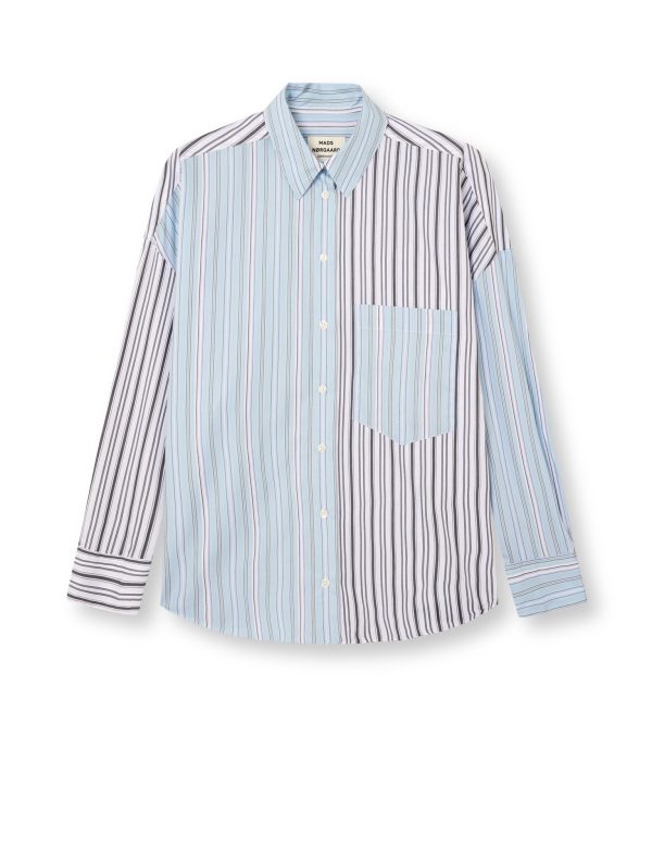 Yarpo Nelly Shirt Block, Pinstripe Mix Verkauf – Bild 2